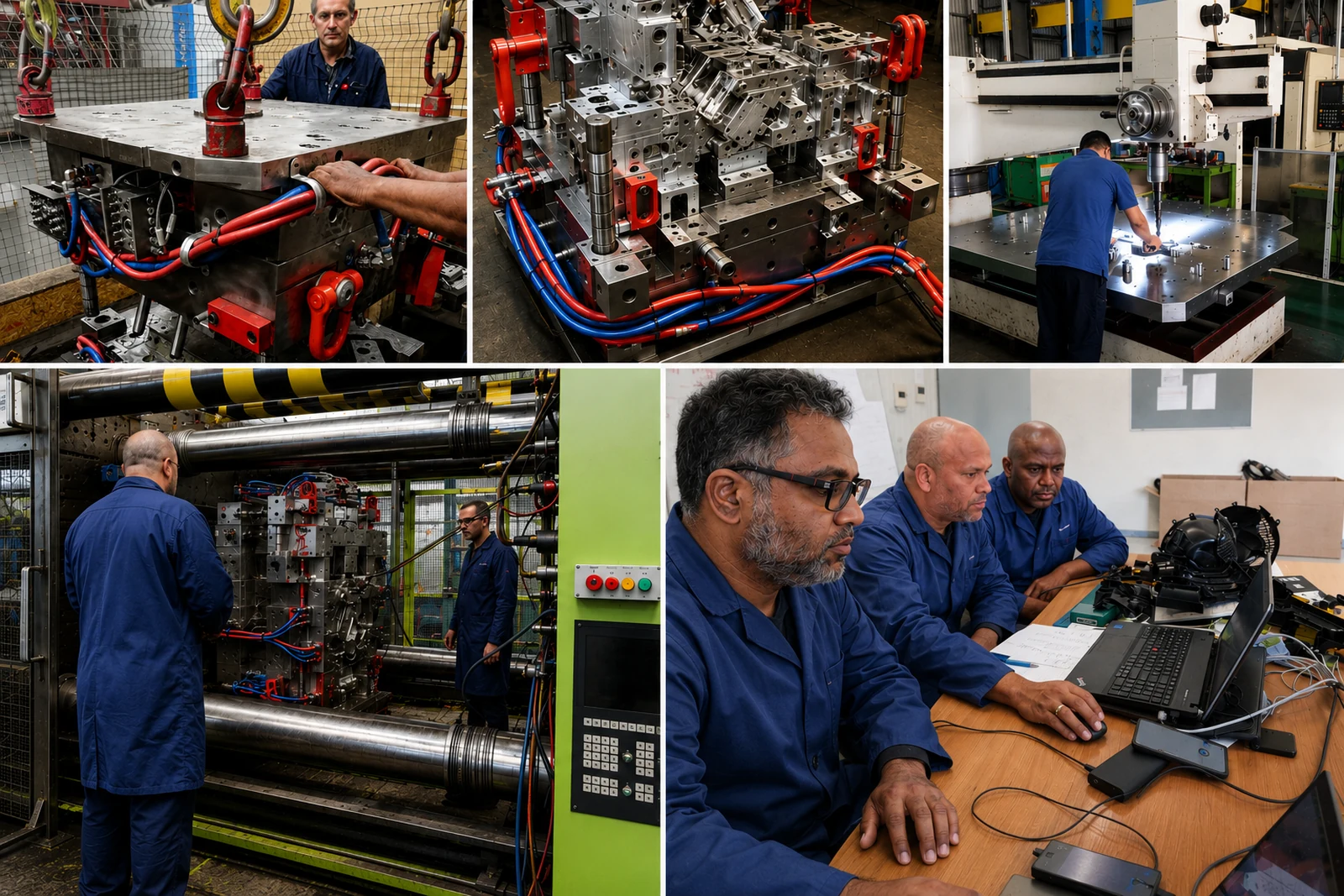 Tool commissioning on an automotive production machine