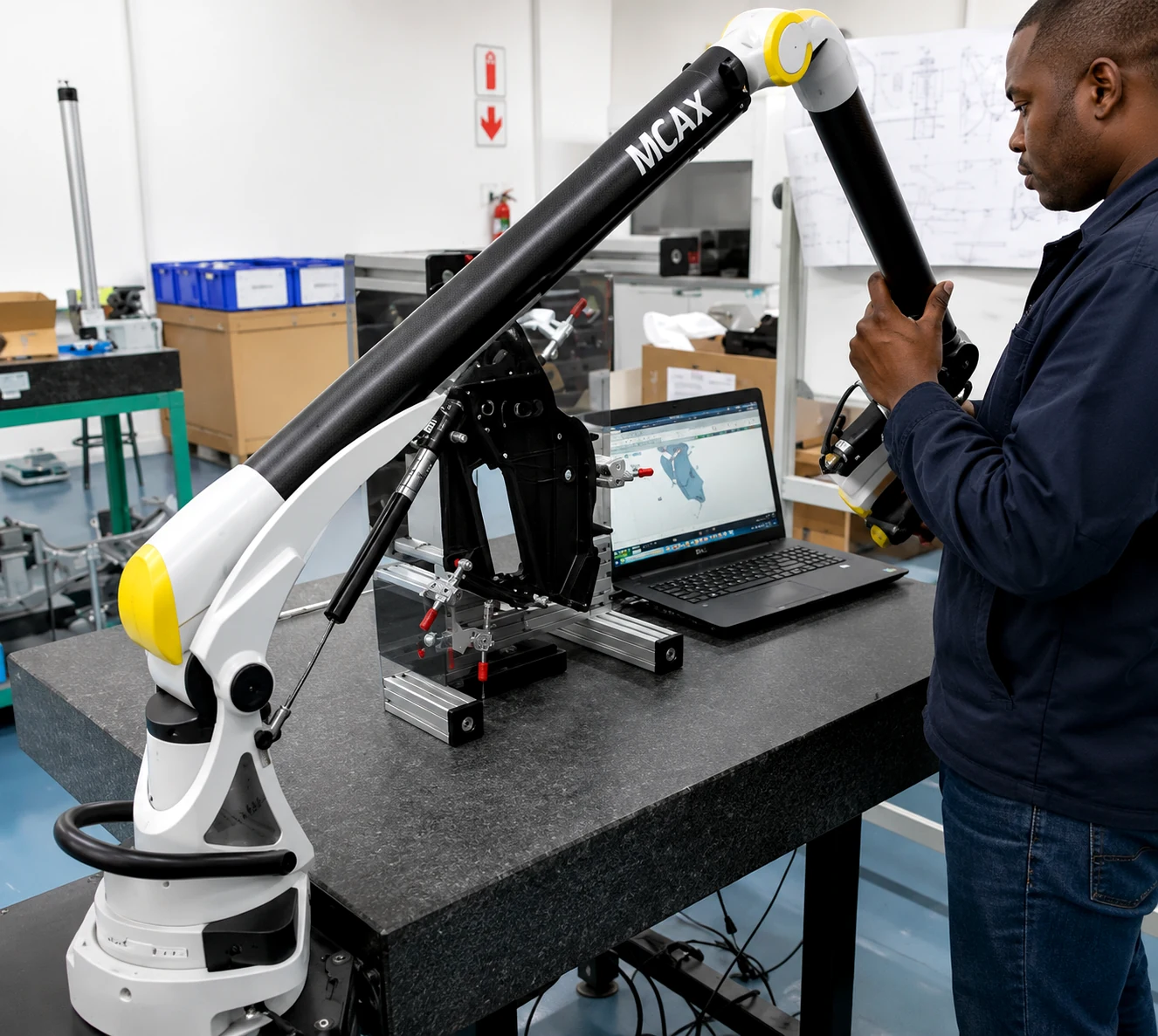 Dimensional measurement of an automotive component